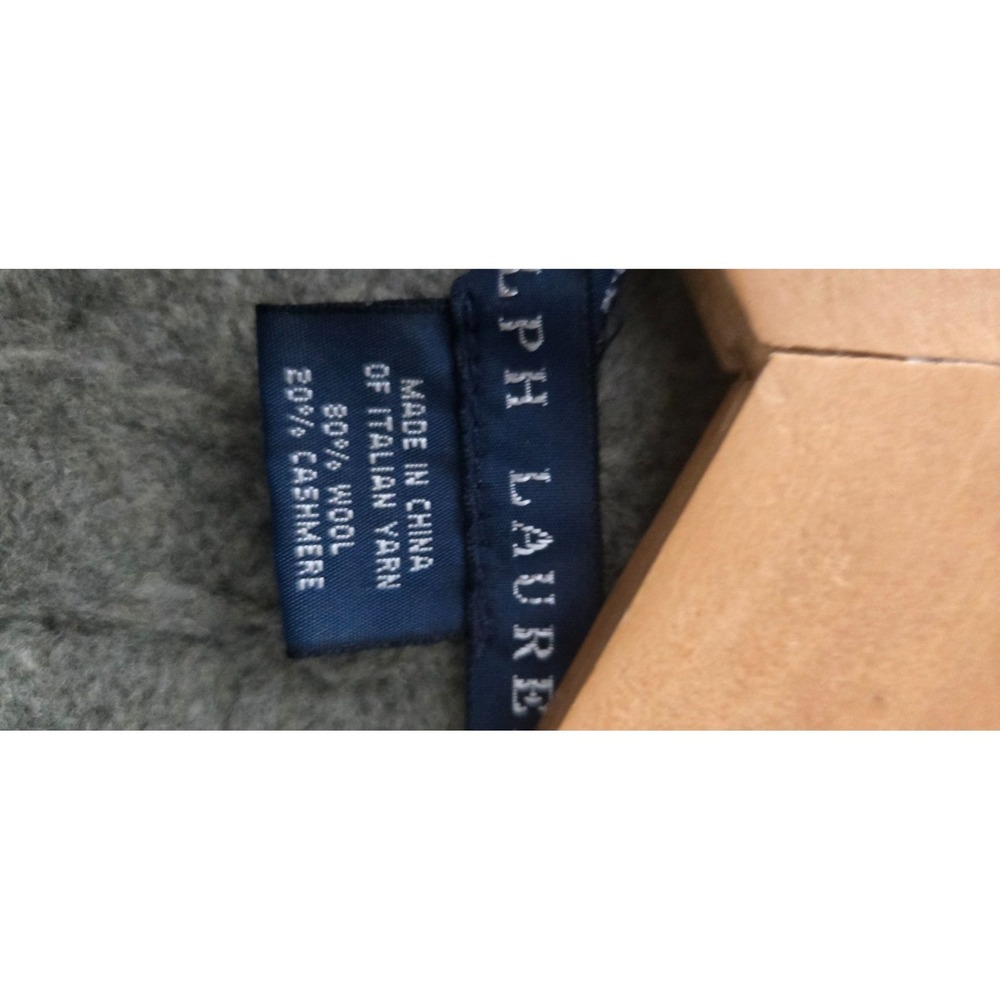 Polo Ralph Lauren Cable‑Knit Wool/Cashmere Cardigan – Castleton Green -Women's M - Picture 8 of 16